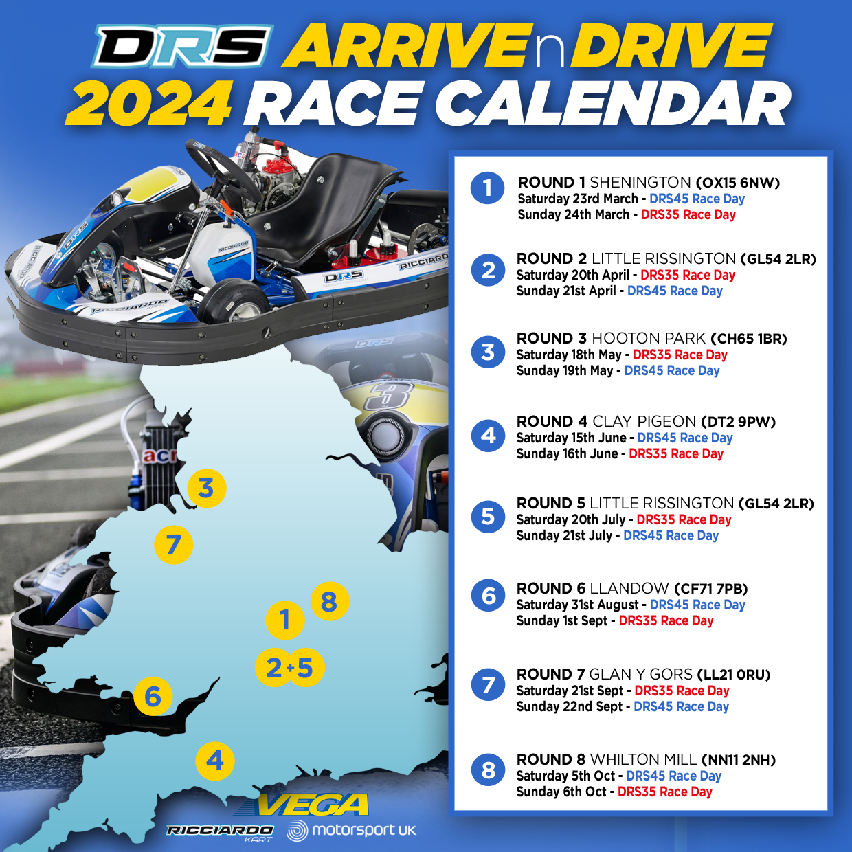 DRS ARRIVE DRIVE 2024 Calendar FINAL